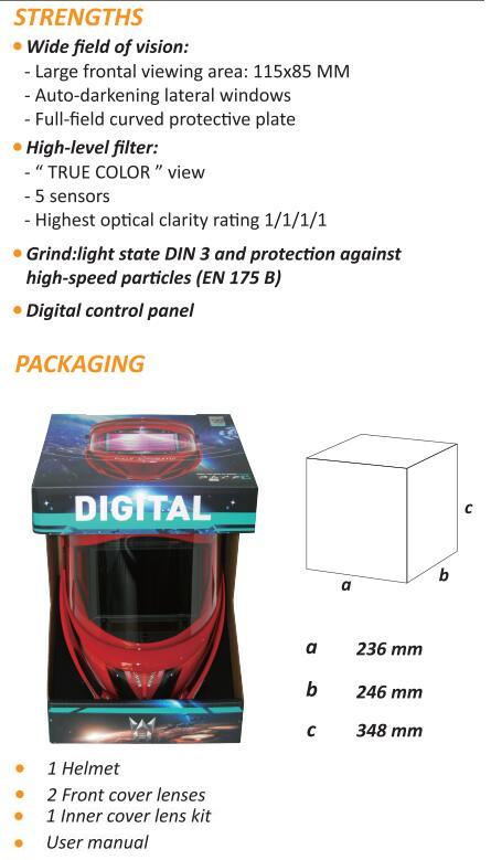 P n Digital Welding Helmet