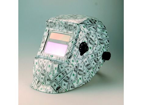 Auto-darkening welding helmet