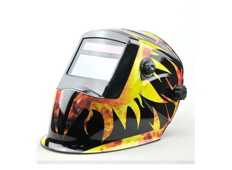 Auto-darkening welding helmet